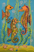 ‘Merry family’, Polina Gupalo, 9 years, (teacher N.G. Sargosh), Krivoy Rog