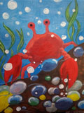 ‘Sea crab’, Elena Maksimova, 13 years, (teacher A.V. Nikolaeva), Talitsa