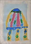 ‘Emerald jellyfish’, Vladislav Goryachev, 8 years, (teacher E.V. Levina), Oryol
