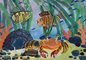 ‘Crab - merchant’, Ulyana Varlamova, 9 years, (teacher E.Yu. Shishkina), Lobva