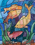 ‘Goldfish’, Victoriya Kononovich, 10 years, (teacher O. L. Poddubnaya), Abakan (Khakassia)