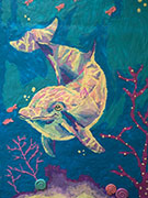 ‘Dolphin traveler’, Svetlana Breslavskaya, 13 years, (teacher V.L. Konovalova) Kuibyshev