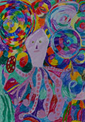 ‘Cheerful artist’, Ulyana Ocheretko, 8 years, (teacher M.V. Pelekh), Izyum