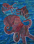 ‘Octopus flamenco’, Victoriya Furmanova, 11 years, (teacher S.S. Khapina), Vorkuta (Komi Republic)