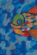 ‘Fish in the Sea’, Daniil Haiduk, 12 years, (teacher R.B. Resnyanska), Blagoveshchenske