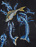 ‘Blue lobsters’, Olga Bogdanova, 15 years, (teacher S.V. Gagauzov), Vorkuta (Komi Republic)