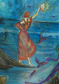 ‘Maiden of the Sea’, Sofiya Dvornik, 14 years, (teacher E.V. Osokina), Ufa (Bashkortostan)