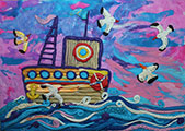 ‘This is the sea’, Anna Minikhanova, 8 years, (teacher E.Yu. Shishkina), Lobva ‘This is the sea’, Anna Minikhanova, 8 years, (teacher E.Yu. Shishkina), Lobva