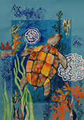 ‘Miracle Turtle’, Sofiya Tkachyk, 14 years, (teacher O.V. Salabay), Ustyluh