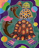 ‘Cheerful turtle family’, Snizhana Zhuchenko, 9 years, (teacher N.K. Ovcharenko), Belovodsk