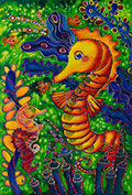 ‘Seahorses’, Albina Zusupova, 13 years, (teacher E.A. Shustova), Orenburg