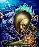 ‘Magic of the Ocean’, Svetlana Obryvkova, 14 years, (teacher L.N. Muradova), Orenburg