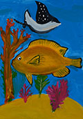 ‘Goldfish’, Zlata Artazey, 10 years old, (teacher N.M.Dolgushyna), Kyiv