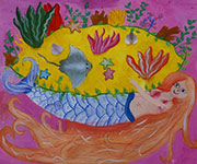 ‘Cradle of the mermaid’ (fragment), Varvara Goncharova, 8 years old, (teacher M. Povetova), Cherkasy