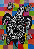 ‘Turtle’, Krystyna Usenko, 12 years old, (teacher N. Dolgushyna), Kyiv