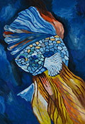 ‘Blue sea dancer’, Vladyslav Melnychenko, 15 years old, (teacher R.B.Resnyanska), Blagovishchenske