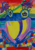‘The frog of beauty’, Angelina Chudinovych, 9 years old, (teacher N.Y. Bagola), Gorodok