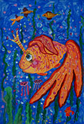 ‘Goldfish’, Sofiya Tofan, 8 years old, (teacher O.O.Lysenko), Golovanivsk