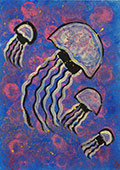 ‘Waltz of jellyfish’, Maryna Kolesnikova, 10 years old, (teacher M. Druzhynina), Cherkasy