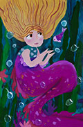 ‘Young little mermaid’, Milana Snytko, 10 years old, (teacher V. Kosheleva), Cherkasy