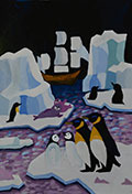 ‘Where the penguins are’, Karolina Kucheruk, 13 years old, (teacher R.B. Resnyanska), Blagovishchenske