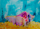 ‘Underwater treasure’, Nicole Slipko, 6 years old, (teacher O.S. Abakumova), Pittsburgh, USA