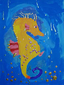 ‘Seahorse’, Alisa Antonenko, 4 years old, (teacher O.S. Abakumova), Pittsburgh, USA