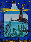 ‘Sea in a jar’, Illya Nikiforov, 11 years old, (teacher O.I. Shpuk), Kalush