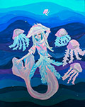 ‘Mermaid dance’, Arina Kamaeva, 9 years old, (teacher O.S. Abakumova), Pittsburgh, USA