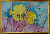 ‘Fishes’, Oleksandra Bondaryuk, 9 years old, (teacher V.M. Kyrylova), Kryvyi Rih
