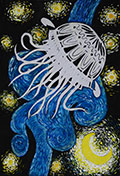 ‘Star jellyfish’, Anastasiya Omelchuk, 12 years old, (teacher N.Y. Bagola), Gorodok