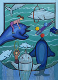 ‘At the oceanarium’, Daria Zdebska, 12 years old, (teacher L. Kurylych), Volodymyr ‘At the oceanarium’, Daria Zdebska, 12 years old, (teacher L. Kurylych), Volodymyr