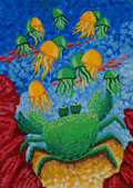 ‘Enchanted reef’, Alina Rudnytska, 11 years old, (teacher A.M. Peliukh), Gorodok ‘Enchanted reef’, Alina Rudnytska, 11 years old, (teacher A.M. Peliukh), Gorodok