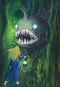 ‘Abyss of darkness’, Uliana Vechirko, 14 years old, (teacher S.S. Turkinevych), Oleksandriia ‘Abyss of darkness’, Uliana Vechirko, 14 years old, (teacher S.S. Turkinevych), Oleksandriia