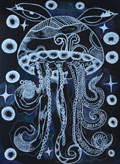 ‘Underwater night’, Oleksandra Gumenna, 13 years old, (teacher N.Y. Bagola), Gorodok ‘Underwater night’, Oleksandra Gumenna, 13 years old, (teacher N.Y. Bagola), Gorodok